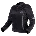 Ozone Lady Textile Mc-Jacket Dart Schwarz