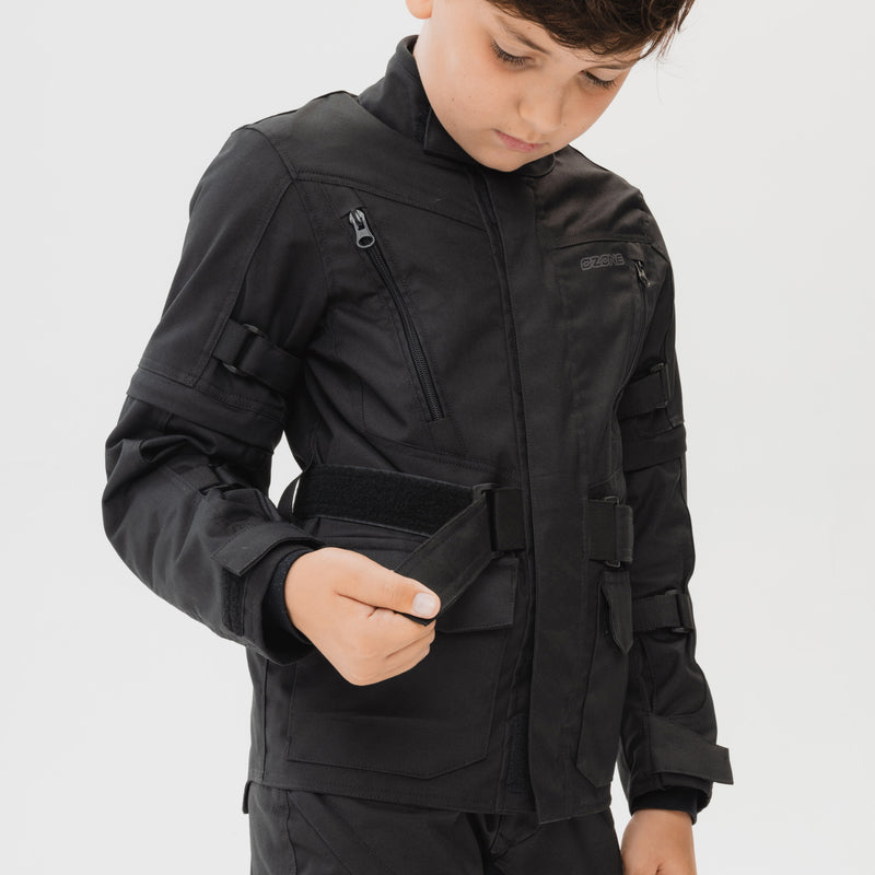 Ozone textile mc jacket Sahara black