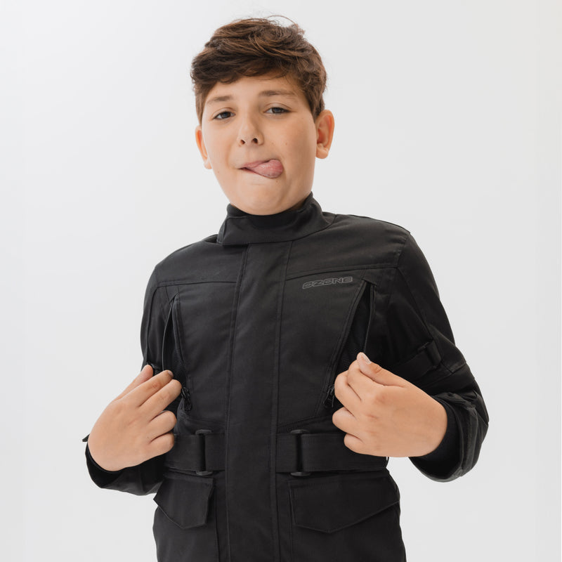 Ozone Textile MC Jacke Sahara Schwarz