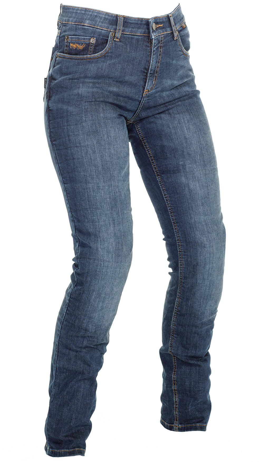 Richa Lady Kevlar Mc-Jeans Nora wusch blau