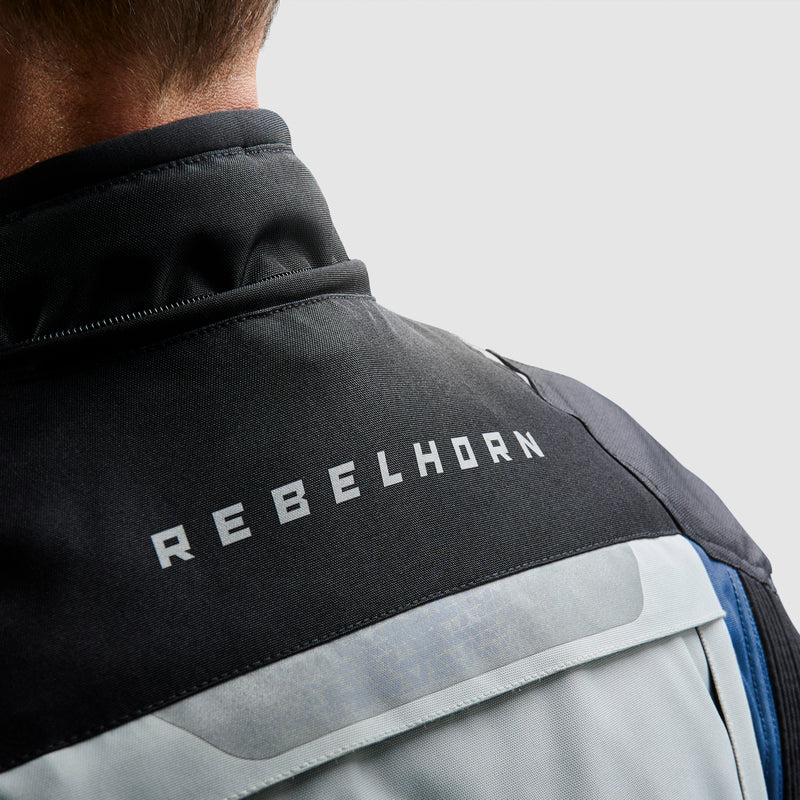 Rebelhorn Textile MC jacket Cubby V Gray /Red /Blue