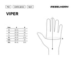 Rebelhorn MC Handschuhe Viper Schwarz