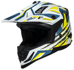 ixs cross mc helmet 363 2.0 white /blue /flu