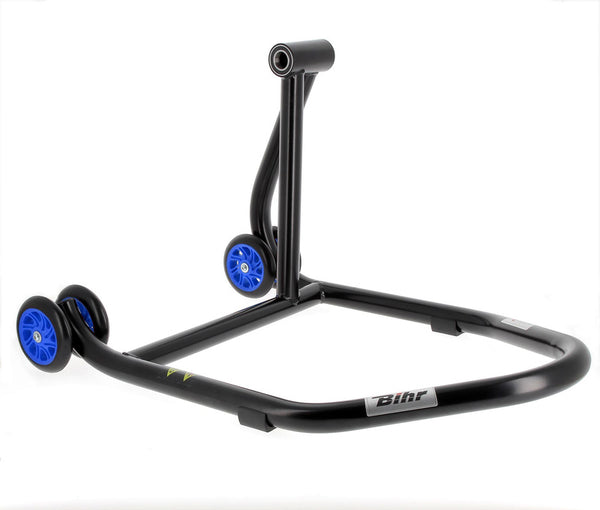 Bihr Home Track Right Single Bras Paddock Stand Matt Black Blue Wheelsnull