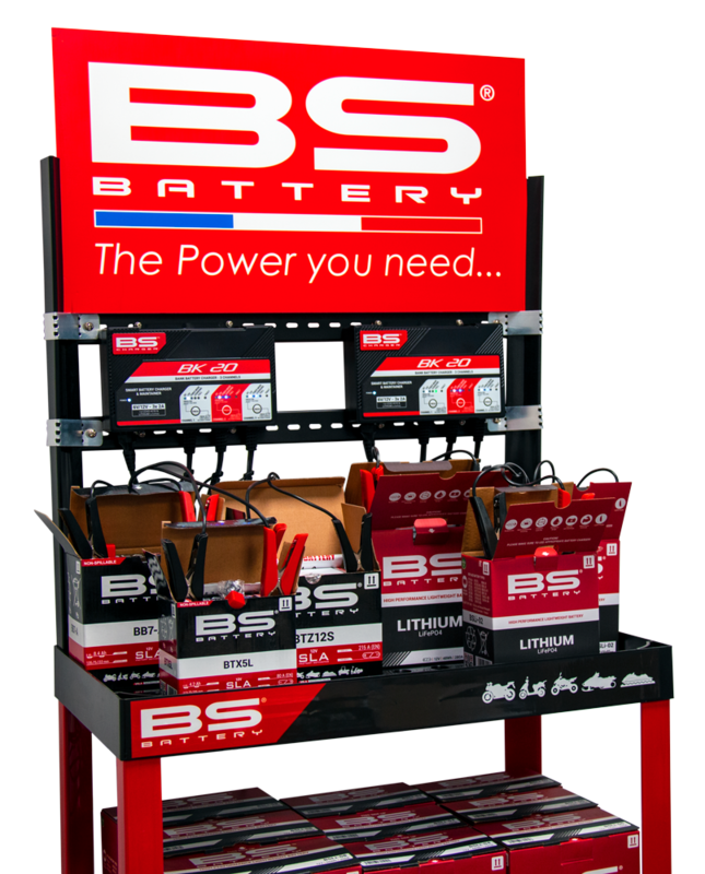 BS Battery Display Kit met twee BK20 -laders NULL