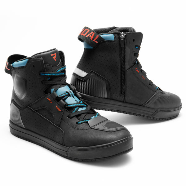 Rebelhorn Unisexe MC Chaussures Vandal II Black / Blue