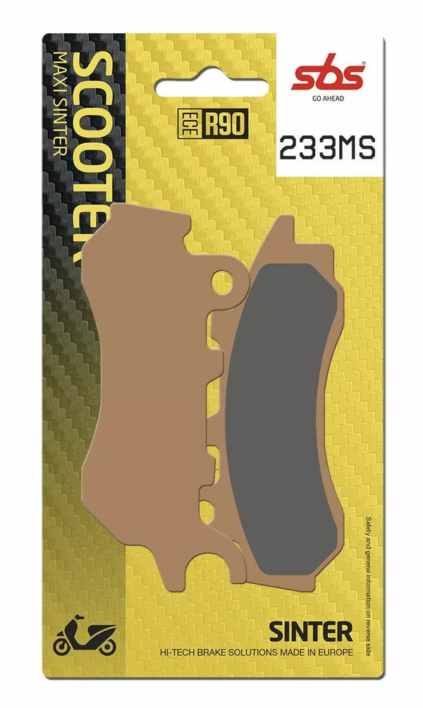 SBS Brake Pad Scoot 233 ms