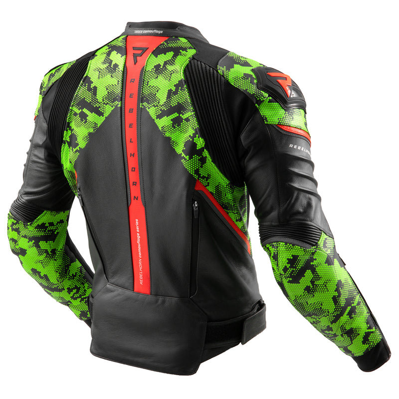 Rebelhorn mc-cuer veste veloce noir / camo gris (copie)