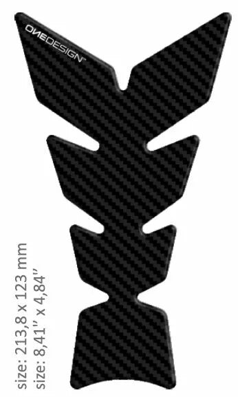 ONEDESIGN TANKKAD MAAN CARB Zwart zachte cgan101p