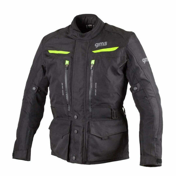GMS Textiel MC Jacket Gear Zwart /griep