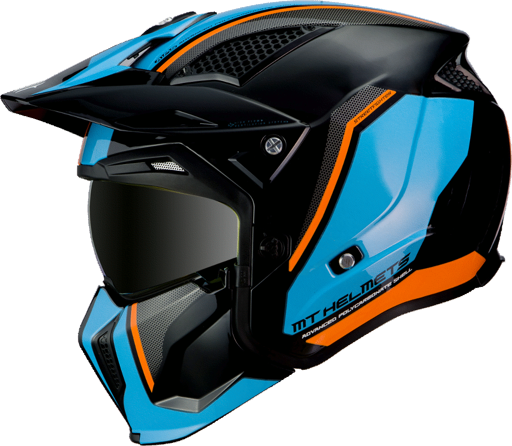 MT Helmets Öppen Mc-Hjälm Streetfighter SV Twin A4