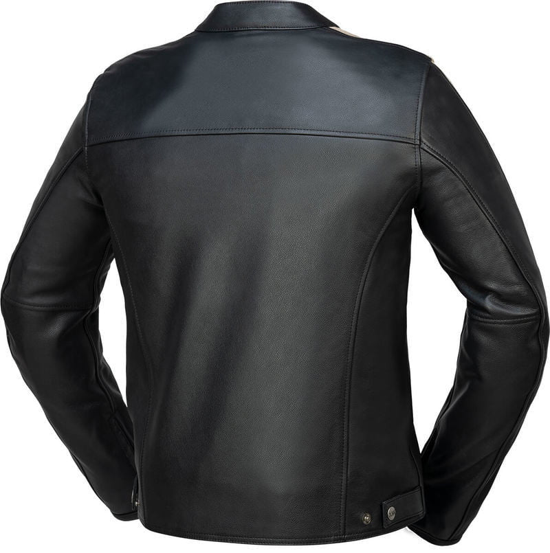 IXS MC-Leather Jacke Ld Classic Stripe Schwarz