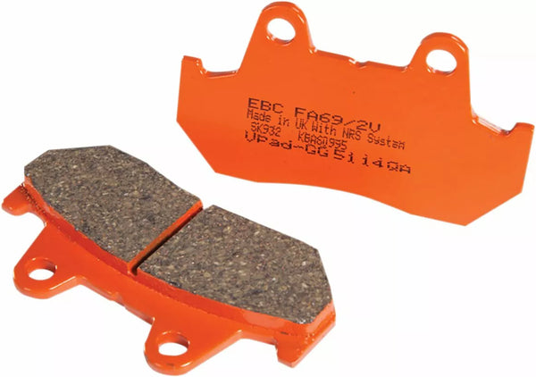 EBC Brake Pad FA ziet er organische FA069/2 uit