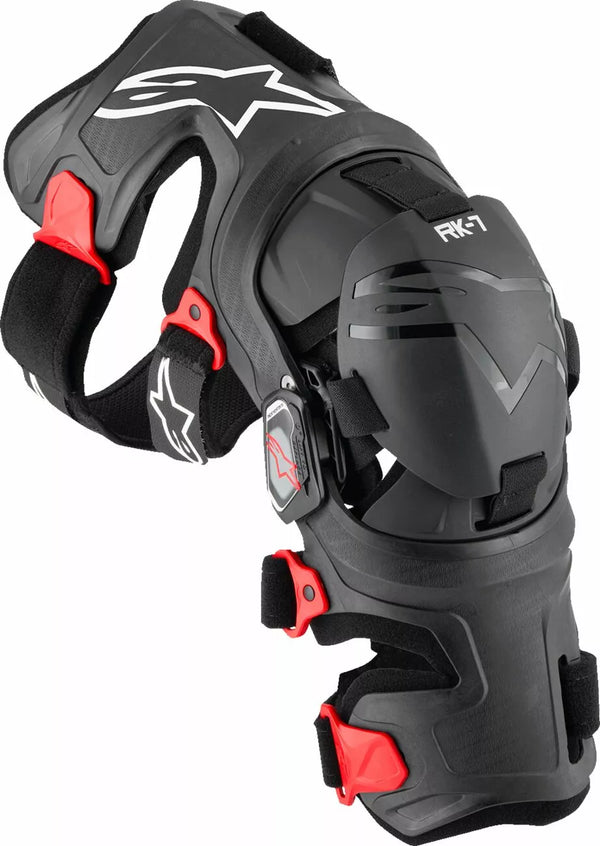 Alpinestars (MX) Kneebrace RK-7 Plasma Blk / Rd S 6500825-13-S