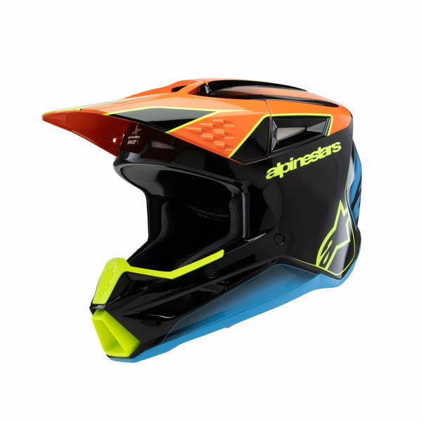 Alpinestars (MX) Helm YTH SM3 Fray BLK/OR/YL 8301725-1455-SYM