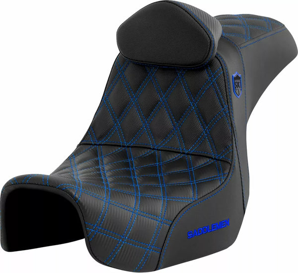 Seat Saddlemen SDC Perf Gripper W / BL BLU SC80604BLURT