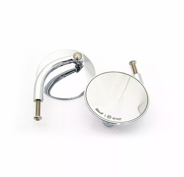 BILTWELL MIRROR SH ROUND HD PR CH 6503-100-532