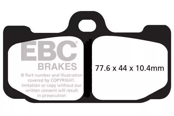 EBC BRAKE PAD GPFA SINTER RACE GPFAX295HH