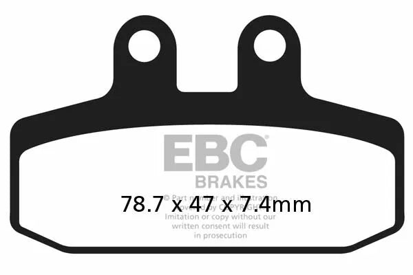 EBC BRAKE PAD HH SINT SCOOTER SFA256HH
