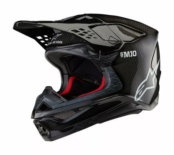 Alpinestars (MX) Helmet SM10 Solid Carb S 8300123-1188-S