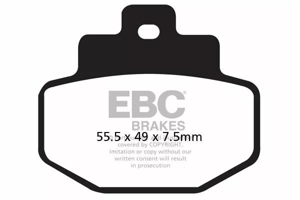 EBC -remblokjes koolstofcooter SFAC321