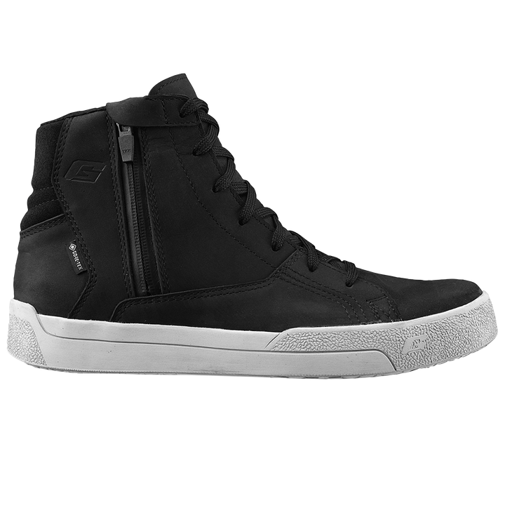 Gaerne Unisex Gore-Tex® Mc-skor G Rome Svart med vattentät Gore-Tex®-teknologi och sidodragkedja för enkel användning.