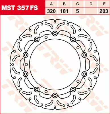 TRW -Rotor TRW MST357FS MST357FS