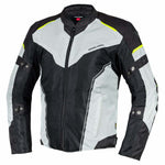 Rebelhorn Textil Mc-Jacke Hiflow IV Schwarz /Silber /Flu 