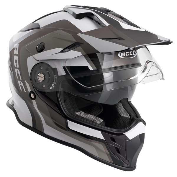 ROCC 781 Adventure MC Casque noir / gris