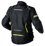 SWEEP Textile MC jacket Outback WP Black /Flu