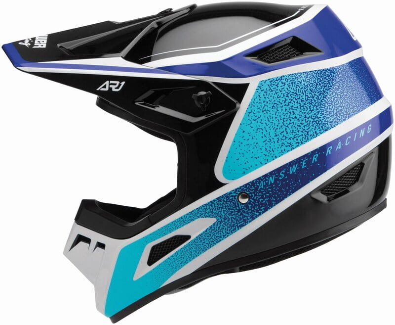 Answer Cross MC Helmet AR1 VIVD Black /Blue