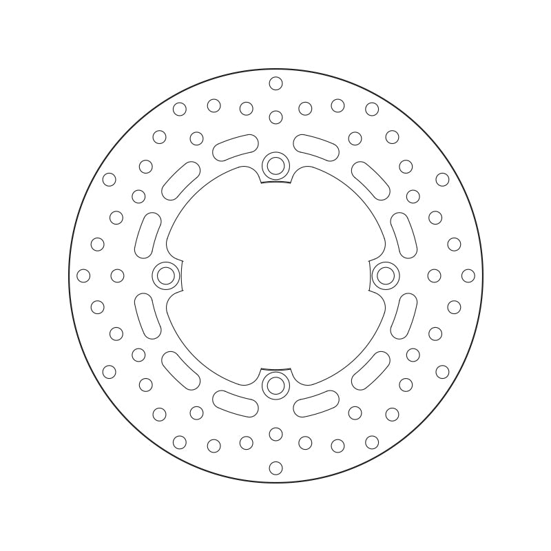 BREMBO Serie Oro Round Fixed Brake Disc 68B407P7