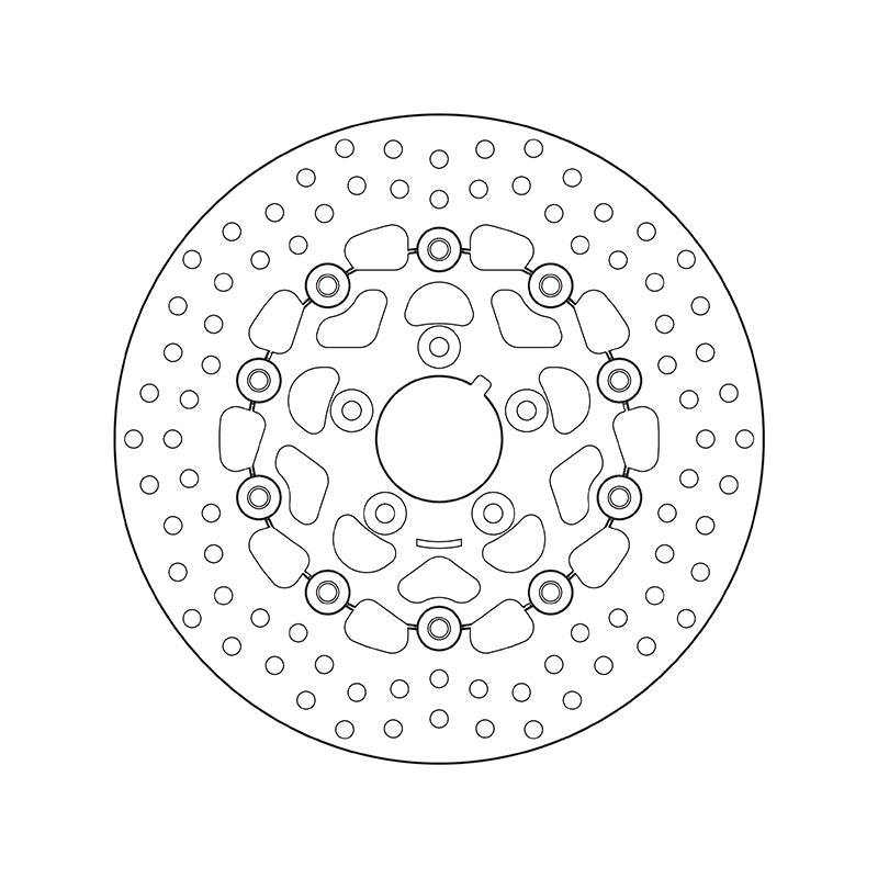 BREMBO Serie Oro Round Floating Brake Disc 78B40822