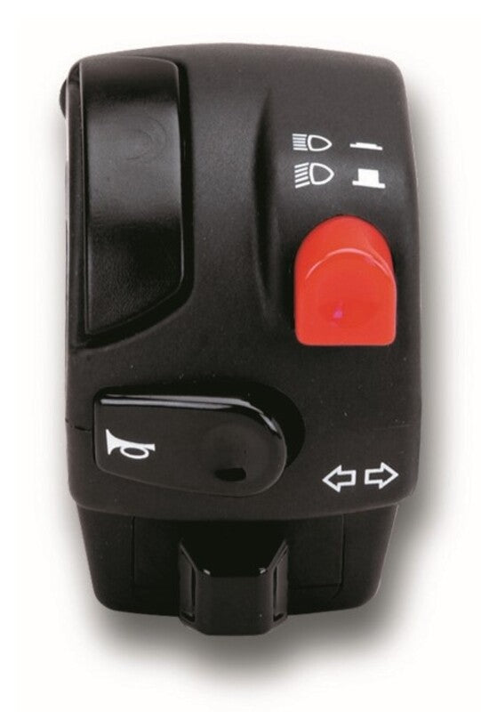 Interrupteur de signal Domino gauche noir 0068AA.9A.04-04