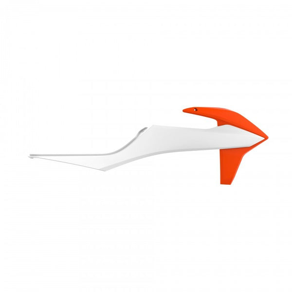 Policeport Radiator Covers Orange/White KTM 8422100009