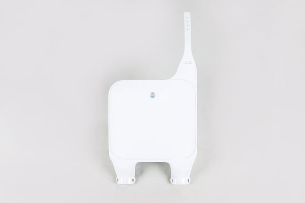 Plaque d'immatriculation avant UFO White Honda CR125R / 250R / 500R HO02617 # 041