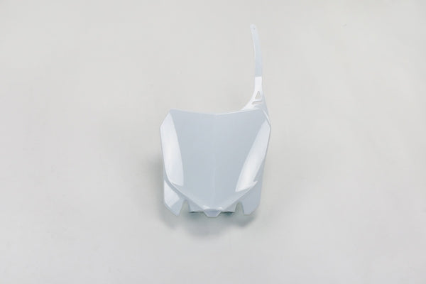 Plaque d'immatriculation avant UFO White Honda CRF450R / RX HO04656 # 041