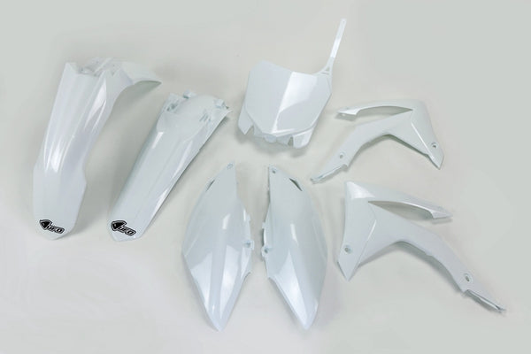 Kit en plastique d'OVNI Honda blanc CRF250R / CRF450R HOKIT116 @ 041