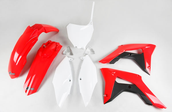 Couleur OEM de kit en plastique UFO (2017) Red / Black / White Honda CRF450R HOKIT119 @ 999