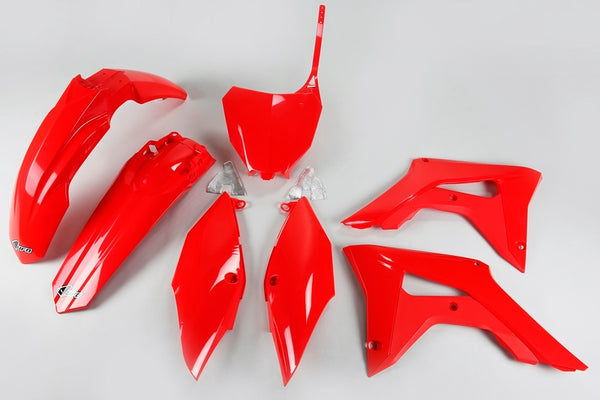 Kit en plastique d'ufo Red Honda CRF450r Hokit119 @ 070