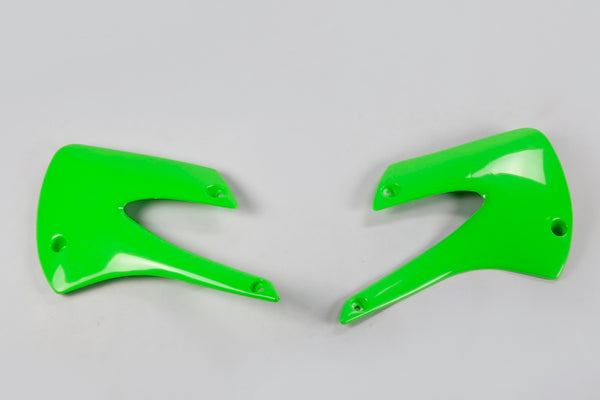 Radiateur d'OVNI couvre le kawasaki vert KX85 / 80 KA03717 # 026