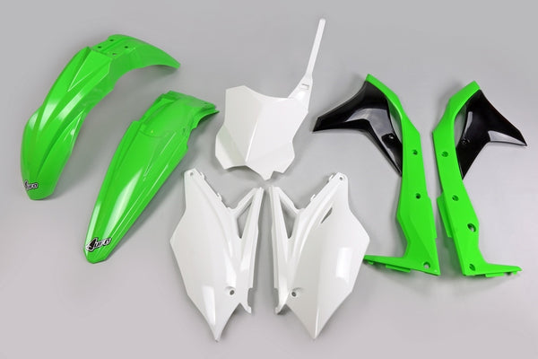 Couleur OEM de kit en plastique UFO (2018) Kawasaki KX250F Kakit225 @ 999
