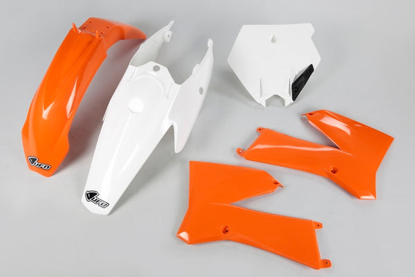 Kit en plastique d'ufo Couleur OEM Orange / Blanc KTM SX85 KTKIT508 @ 999