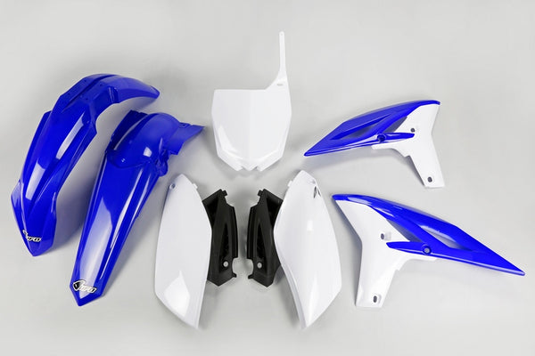 UFO PLASTIC KIT OEM COLOR BLUE/WHITE YAMAHA YZ250F YAKIT310@999