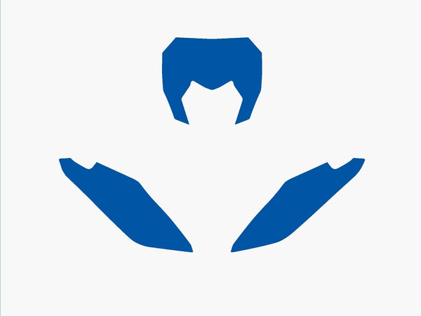 Blackbird plaatstickers blauw fantic xx 3f00/000007