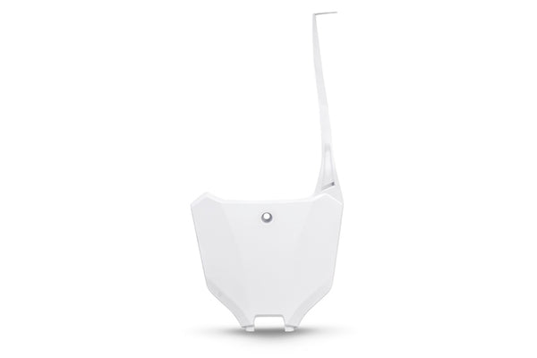 Plaque d'immatriculation avant d'OVNI BLANC HONDA CRF 450 R HO05607 # 041