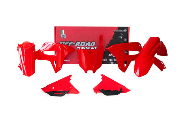 Racetech Plastics Kit OEM Red-Honda CRF450RX R-KITCRF-RS0-591