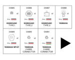 Oxford -indicatoradapterkabel - Yamaha 2 draadconnector OX890