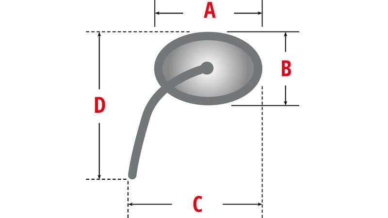 Highsider Mirror Stealth -x3 met LED -positielicht (paar) 301-452