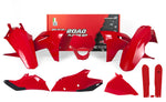 Racetech Plastic Kit-7 delen zwart/rood tot gasgas R-Kit GAS-RG0-621